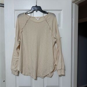 Lauren Conrad Long Sleeve Top Size Large